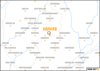 map of Kon Kré