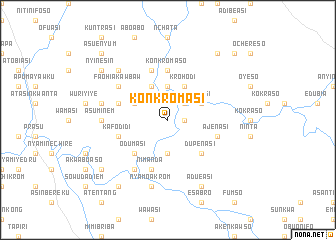 map of Konkromasi