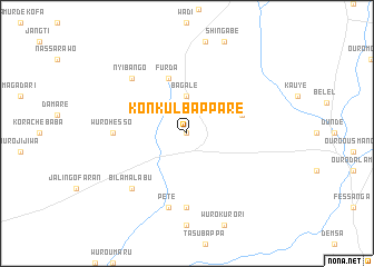 map of Konkul Bappare