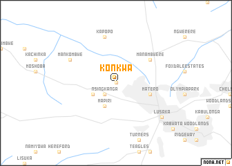 map of Konkwa