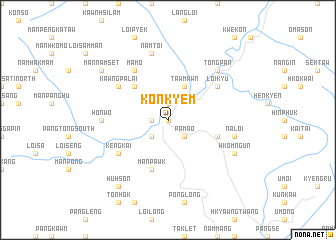 map of Konkyem