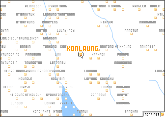 map of Konlaung