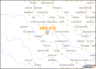 map of Konlèyo