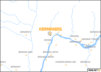 map of Kon Maihong