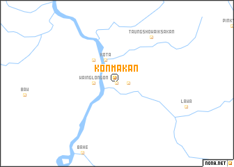 map of Konmakan