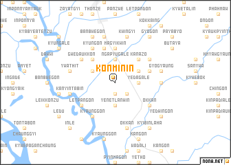 map of Kon Minin