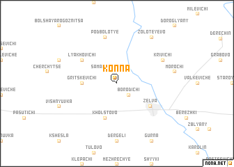 map of Konna