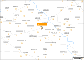 map of Konna