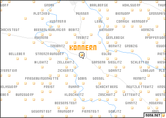 map of Könnern