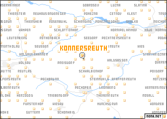 map of Konnersreuth