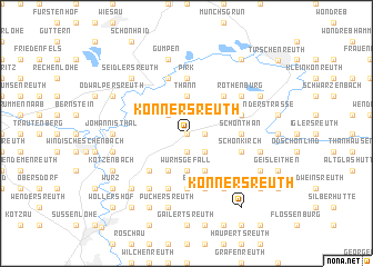 map of Konnersreuth