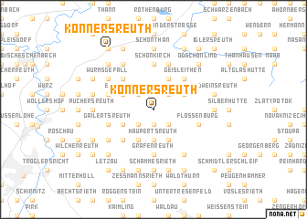 map of Konnersreuth