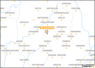 map of Kon Ngri