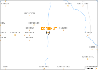 map of Kon Nhut