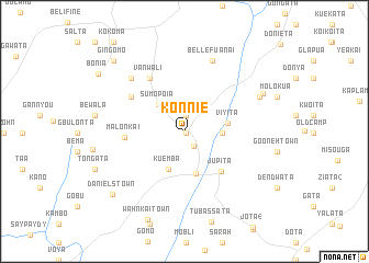 map of Konnie