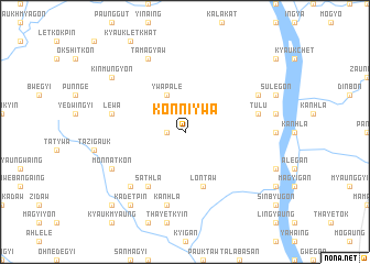 map of Konniywa