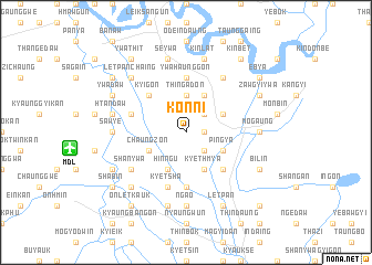 map of Konni