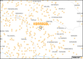 map of Kŏnnŏ-gol