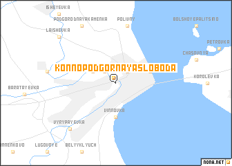 map of Konno-Podgornaya Sloboda