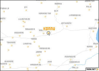 map of Kõnnu