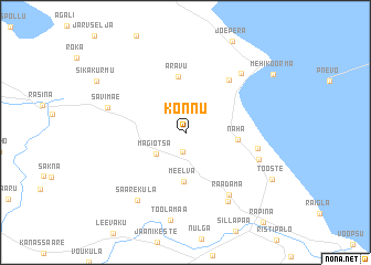 map of Kõnnu