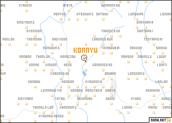 map of Konnyu