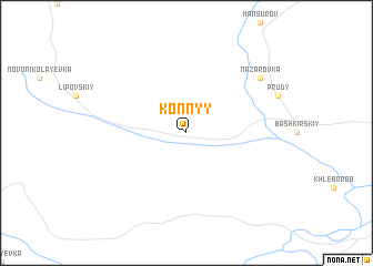map of Konnyy