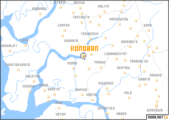 map of Konoban