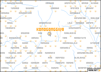 map of Konogonggiva