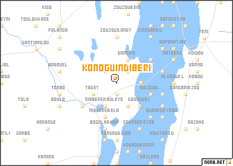 map of Konoguindi Béri