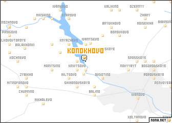 map of Konokhovo