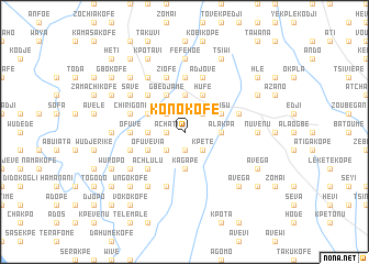 map of Konokofe