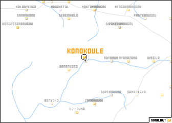 map of Konokoulé