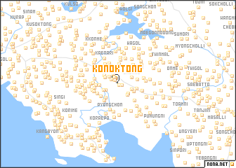 map of Konok-tong