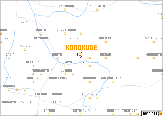 map of Konokude