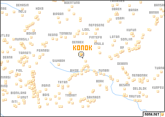 map of Konok