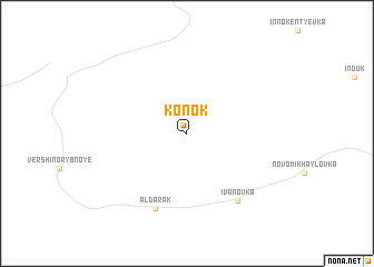 map of Konok