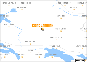 map of Konolanmäki