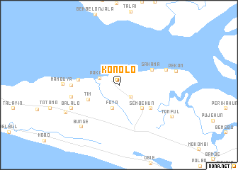 map of Konolo