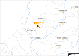 map of Kononi