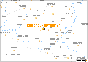 map of Kononovka Vtoraya