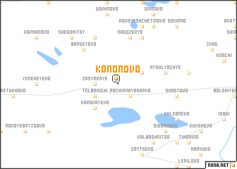 map of Kononovo