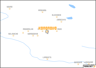 map of Kononovo