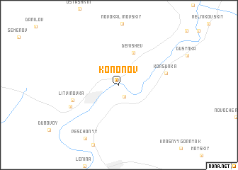 map of Kononov
