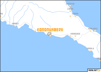 map of Kono Number 1
