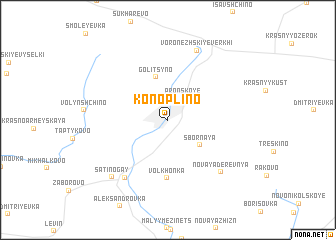 map of Konoplino