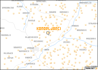 map of Konopljarci