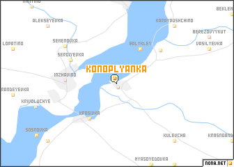 map of Konoplyanka