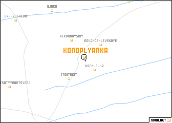 map of Konoplyanka