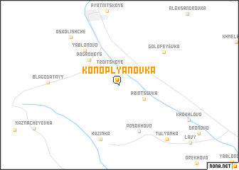 map of Konoplyanovka